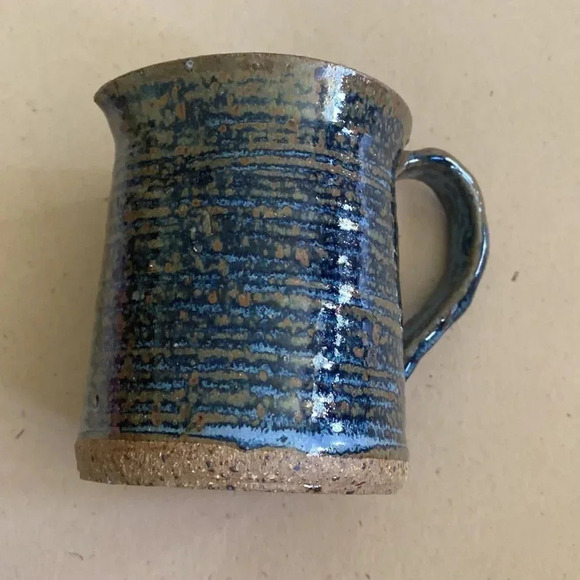 Ceramic creamer blue glaze no chips or nicks - Picture 6 of 8